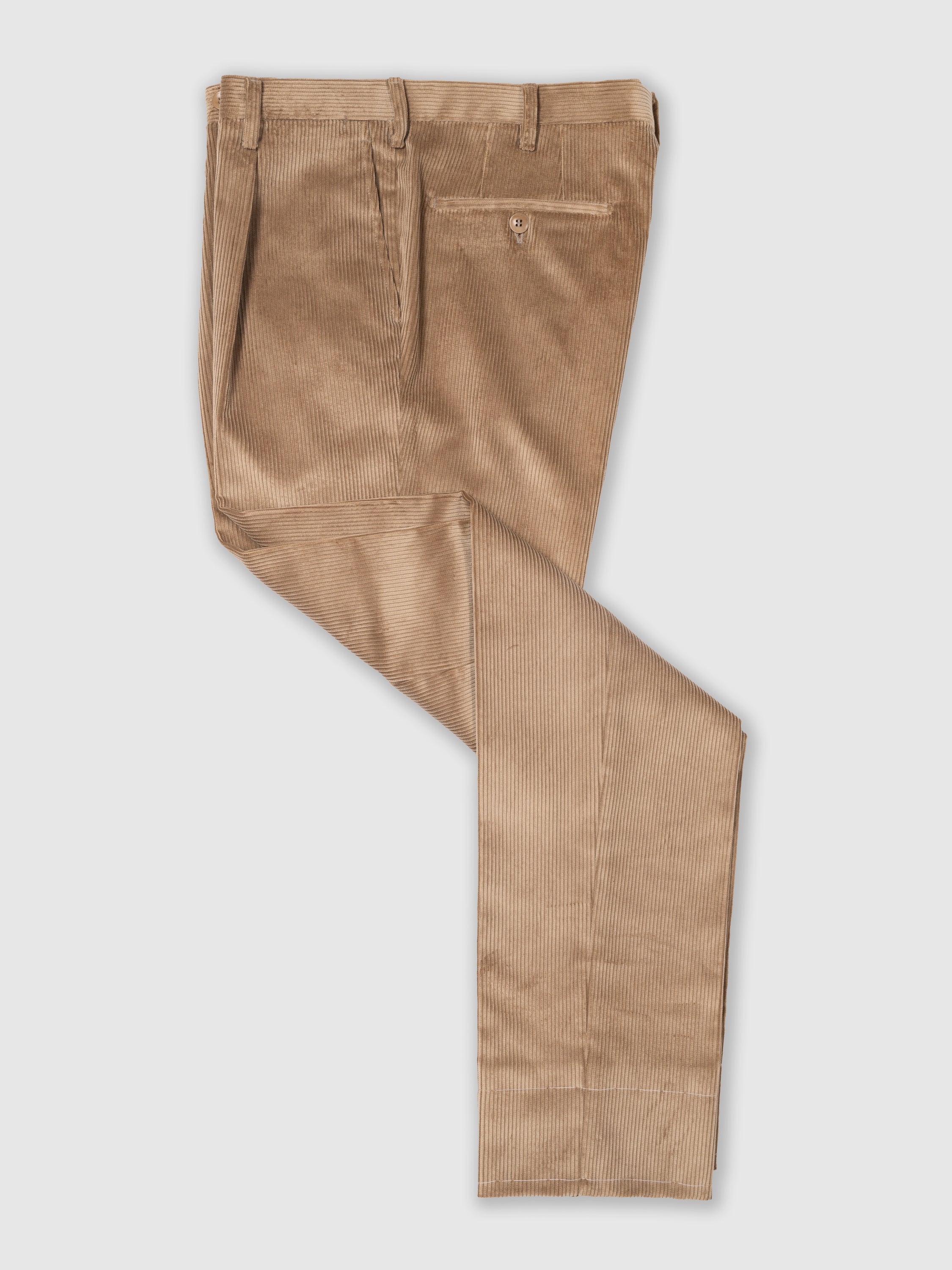 Fawn corduroy big wale